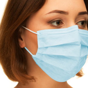 Маски медичні блакитні