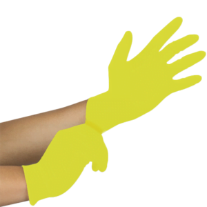 рукавички нітрилові ЖОВТІ